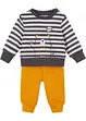 Baby shirt en sweatpants (2-dlg. set) van biologisch katoen, bonprix
