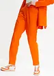 Cropped high waist broek in een linnen-viscosemix, bonprix
