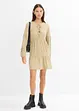 Crêpe shirtjurk, bonprix