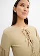 Crêpe shirtjurk, bonprix