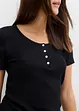 Geribd Henley shirt, bonprix