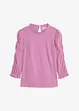 Shirt met gerimpelde 3/4 mouwen, bonprix