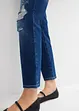 Straight jeans, mid waist, cropped, bonprix