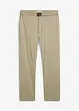 Regular fit stretch chino met riem, straight, bonprix