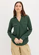 Overhemdblouse met wikkeleffect, bonprix