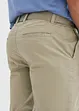 Regular fit stretch chino met riem, straight, bonprix