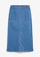 Midi spijkerrok, mid waist, bonprix