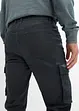 Cargo broek van stretch, washed look, straight, bonprix