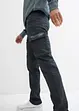 Cargo broek van stretch, washed look, straight, bonprix
