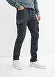 Cargo broek van stretch, washed look, straight, bonprix