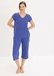 Capri pyjama met wijde culotte, bonprix