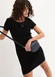Jersey jurk met biologisch katoen en stretch, bonprix