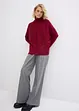Lange jas in wollen look, bonprix