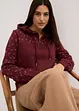 Hoodie met ritssluiting van biologisch katoen, bonprix
