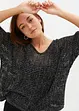 Ajour trui met glitter, bonprix