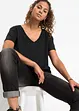 T-shirt met V-hals, bonprix