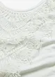 Shirt met gehaakte inzet, bonprix
