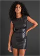 Wetlook jurk met ritsluiting, VENUS