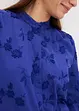 Blouse met bloemenapplicatie, bonprix