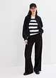 Oversized bomber met viscose, bonprix