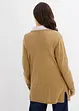 Gebreid vest van slub garen, bonprix