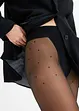 Panty 30 den met stippen en comfortabel boordje, bonprix