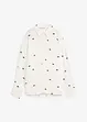 Mousselline blouse met hartjes, bonprix