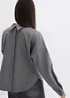 Omkeerbare oversized blouse van viscosemix, bonprix