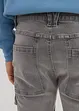 Regular fit cargo stretch jeans, straight, bonprix