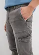 Regular fit cargo stretch jeans, straight, bonprix