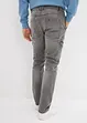 Regular fit cargo stretch jeans, straight, bonprix