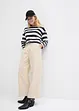Twill broek cropped, bonprix