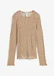Gebreid shirt met structuurpatroon, bonprix