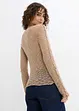 Gebreid shirt met structuurpatroon, bonprix