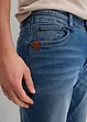 Loose fit stretch jeans van stevig denim, tapered, bonprix