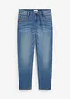 Loose fit stretch jeans van stevig denim, tapered, bonprix