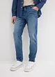 Loose fit stretch jeans van stevig denim, tapered, bonprix