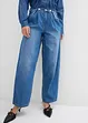 Ballonjeans met knopen, mid waist, bonprix