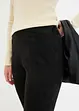 Imitatieleren broek met comfortabele band, bonprix