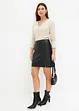 Imitatieleren rok, bonprix