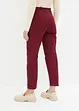 Lichte twill broek in paperbag stijl, bonprix