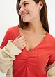 Geribd shirt met V-hals, bonprix