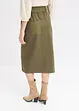 Jersey rok met geweven details, bonprix