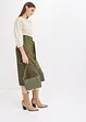 Jersey rok met geweven details, bonprix