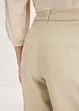 Bandplooibroek in linnenlook met gekruiste band, bonprix