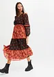 Midi jurk van chiffon, bonprix