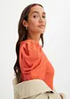 Geribde jurk van jersey, bonprix