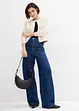 Wide leg jeans mid waist, comfort tailleband, bonprix