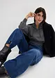 Baggy jeans, mid waist, soft, bonprix