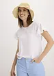 Shirt met volants op de mouwen, bonprix